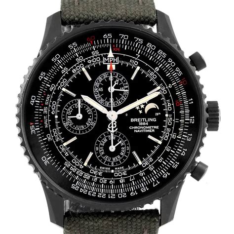 breitling navitimer 1461 48 blacksteel limited edition